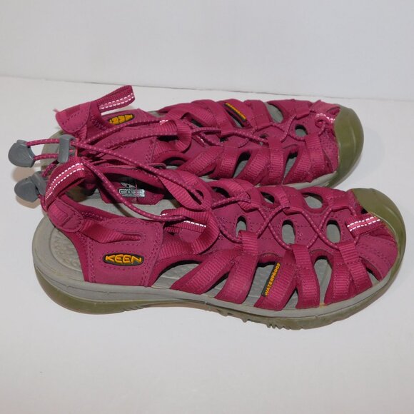 Keen Whisper Sandal Womens 7 Burgundy Purple  Outdoors Active Waterproof - Picture 2 of 5